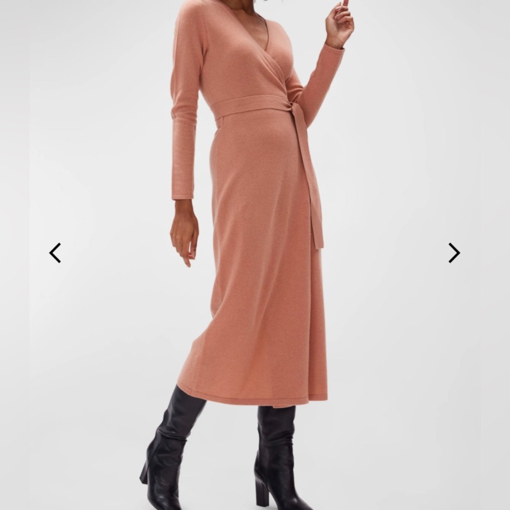 Cashmere Wrap Dress